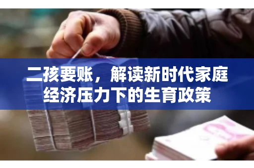 二孩要账,解读新时代家庭经济压力下的生育政策 二孩要账,解读新时代家庭经济压力下的生育政策